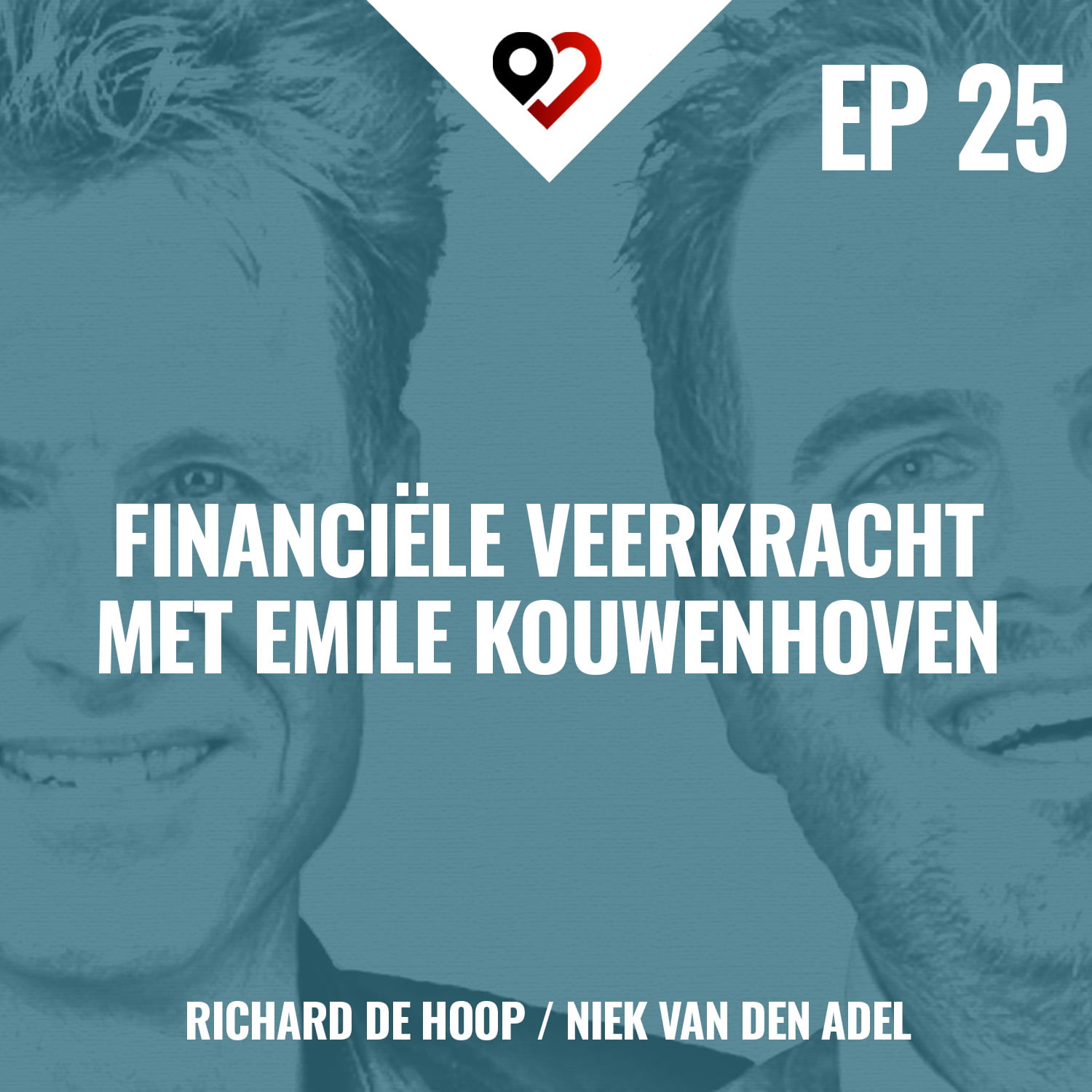 Foto van 'De moeite waard' Podcastaflevering met als gast, Emile Kouwenhoven. Niek van den Adel