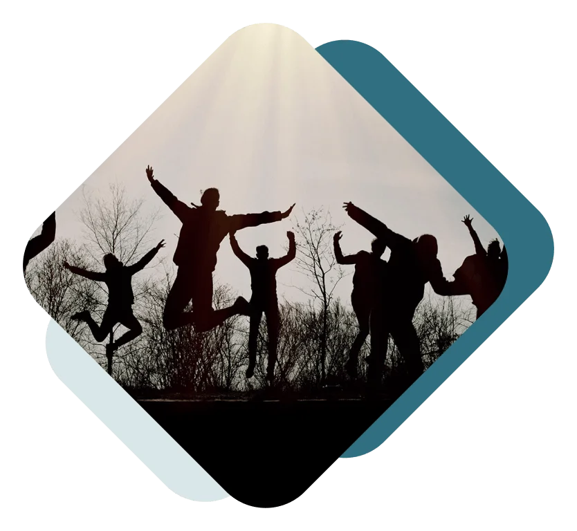 Resilience of people jumping